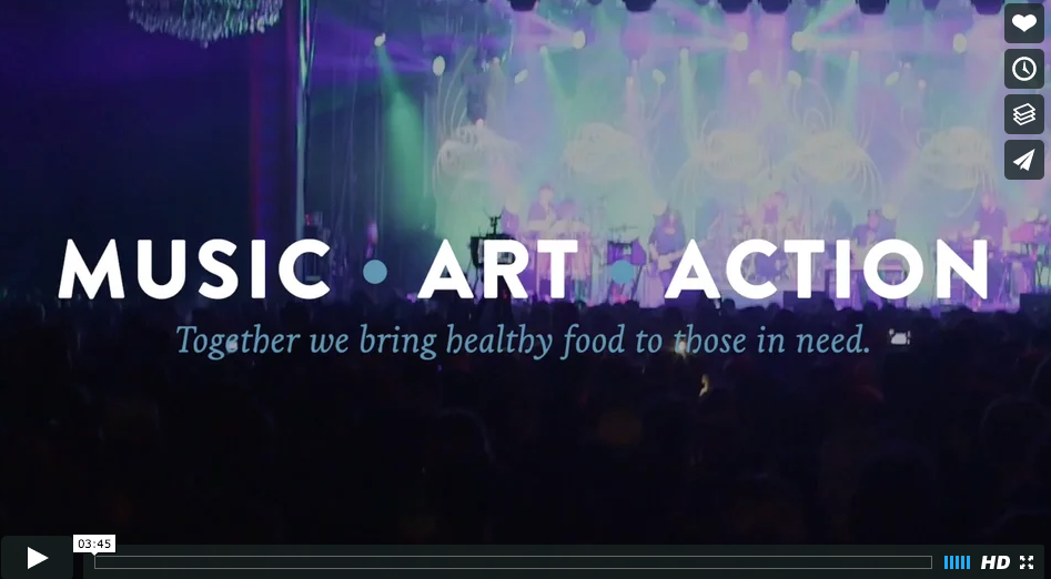 Music + Art + Action: The Life of an ‘Art That Feeds’ Poster