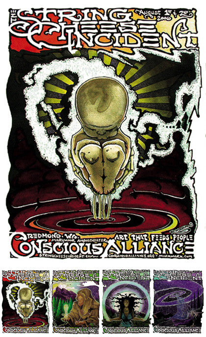 The String Cheese Incident Redmond / Eugene - 2006 (4 Panel)