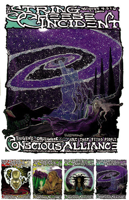 String Cheese Incident - Redmond / Eugene 2006 (4 Panel)