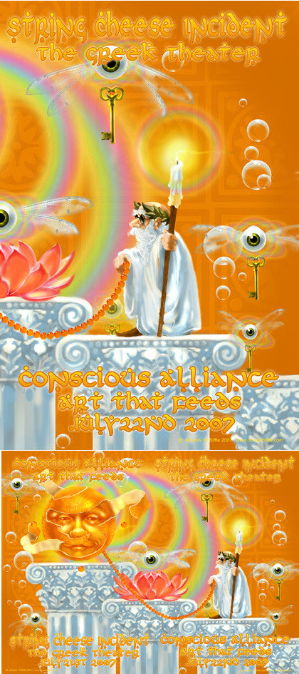 String Cheese Incident Berkeley - 2007 (2 Panel)