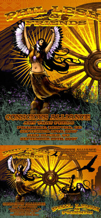 Phil Lesh and Friends Denver/Morrison / Santa Fe - 2007 (2 Panel)