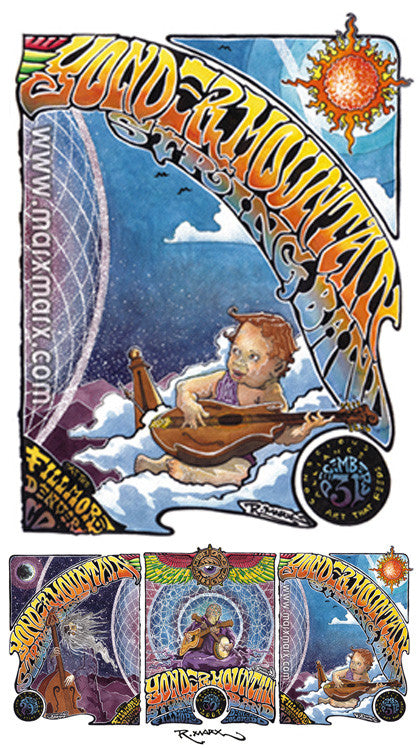 Yonder Mountain String Band Denver - 2007 (3 Panel)