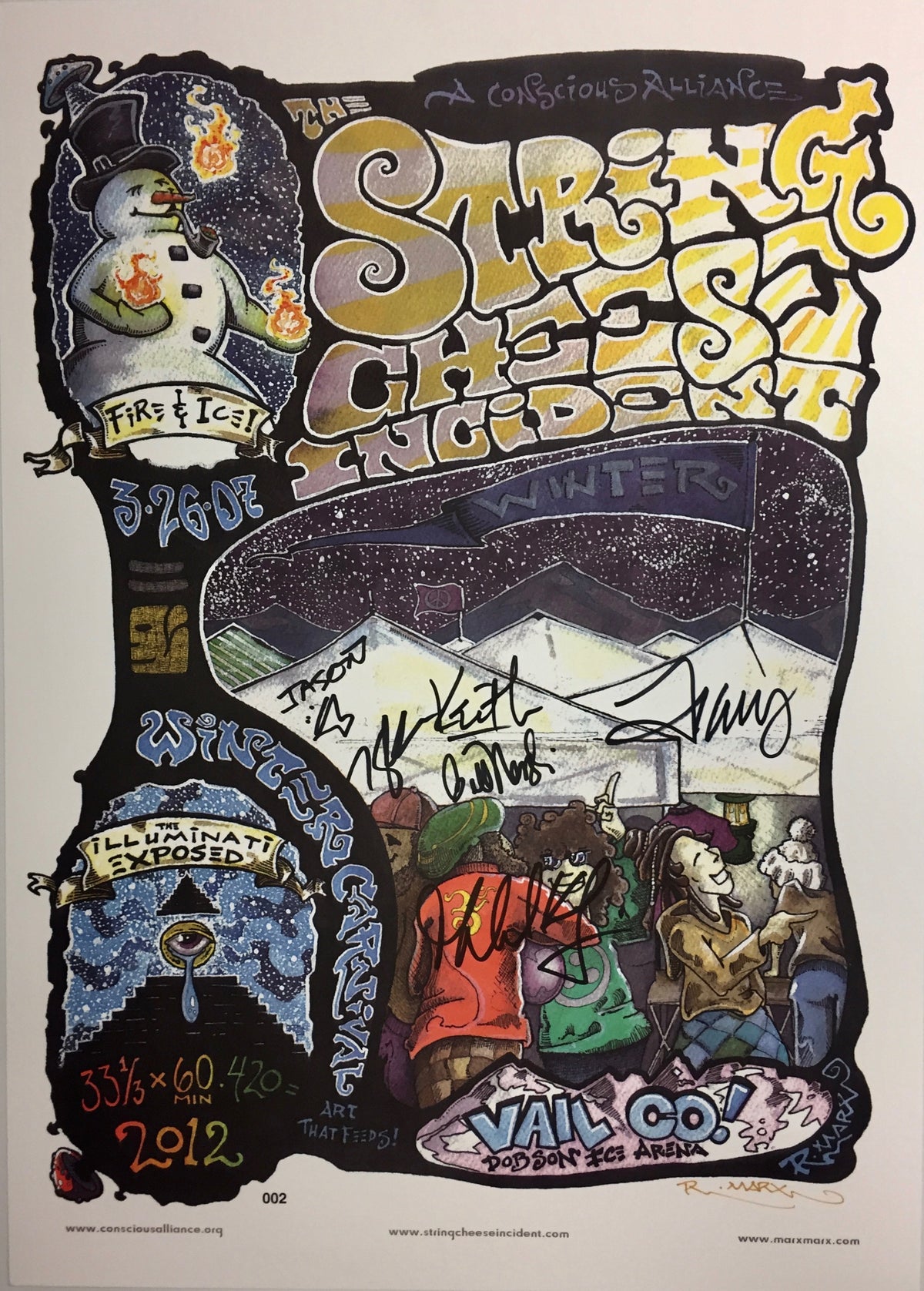 The String Cheese Incident Vail - 2007 (2 Panel)