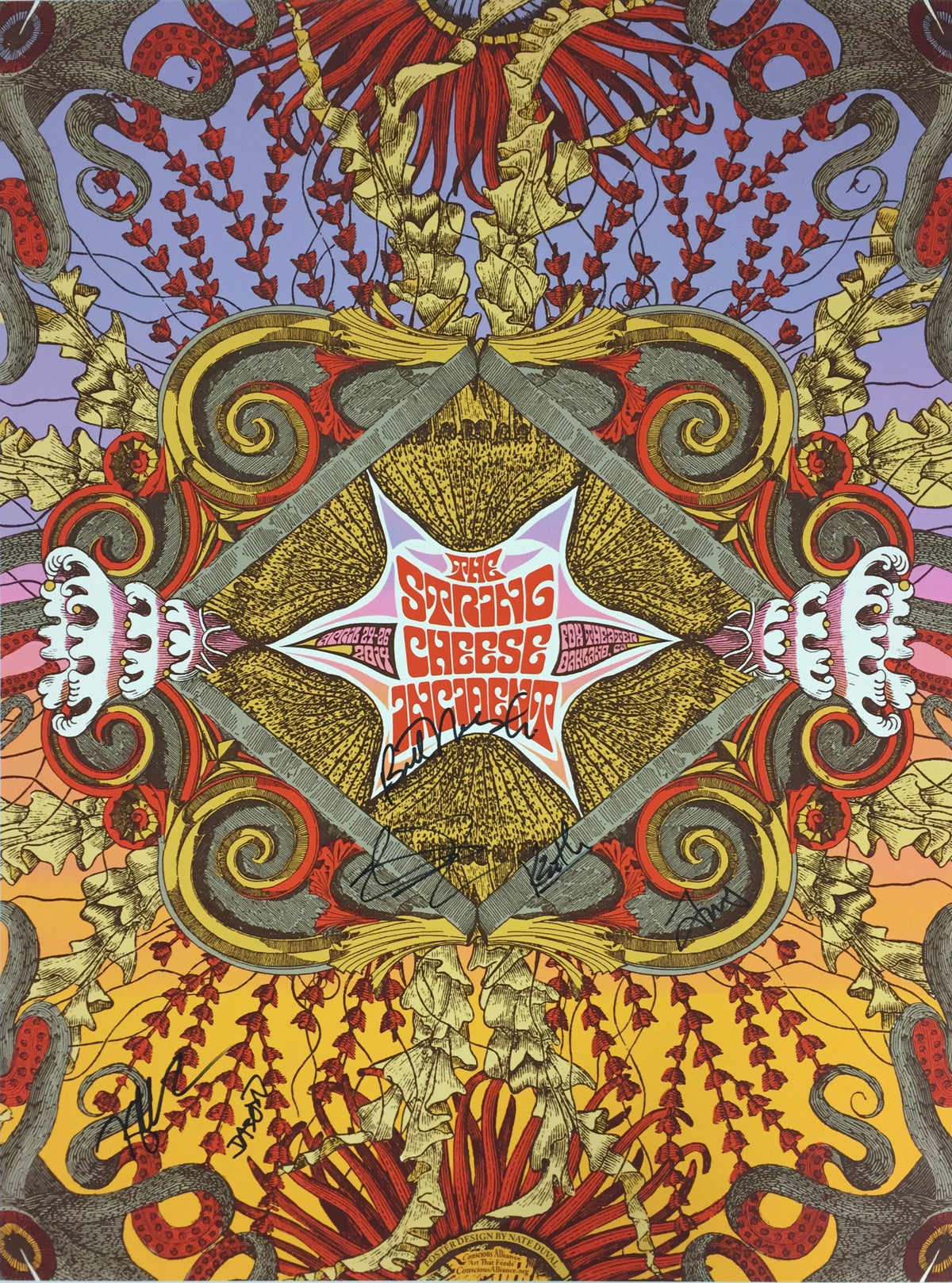 The String Cheese Incident Oakland - 2014 (3 Panel)