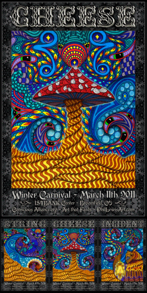 The String Cheese Incident Winter Carnival - 2011 (3 Panel)