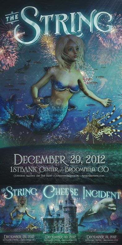 String Cheese Incident Broomfield - 2012 (3 Panel)