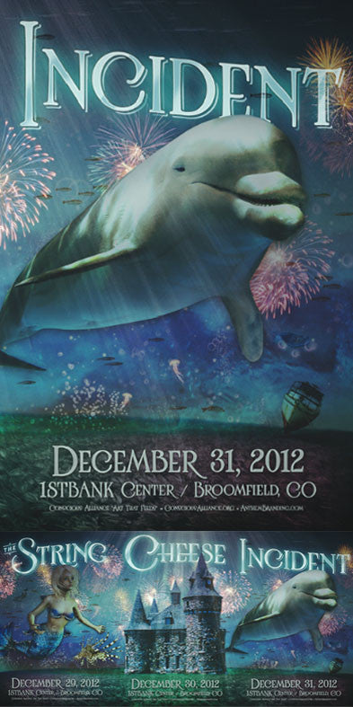 String Cheese Incident Broomfield - 2012 (3 Panel)