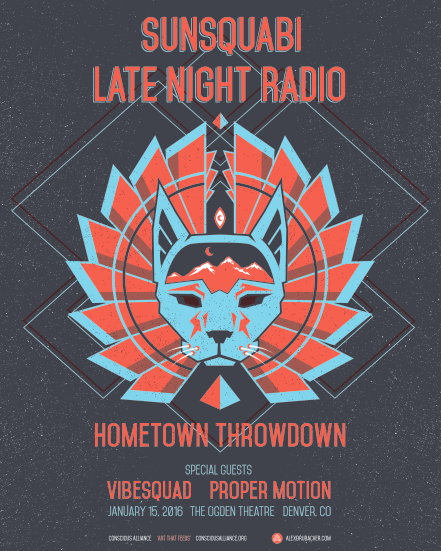 Sunsquabi & Late Night Radio Denver - 2016