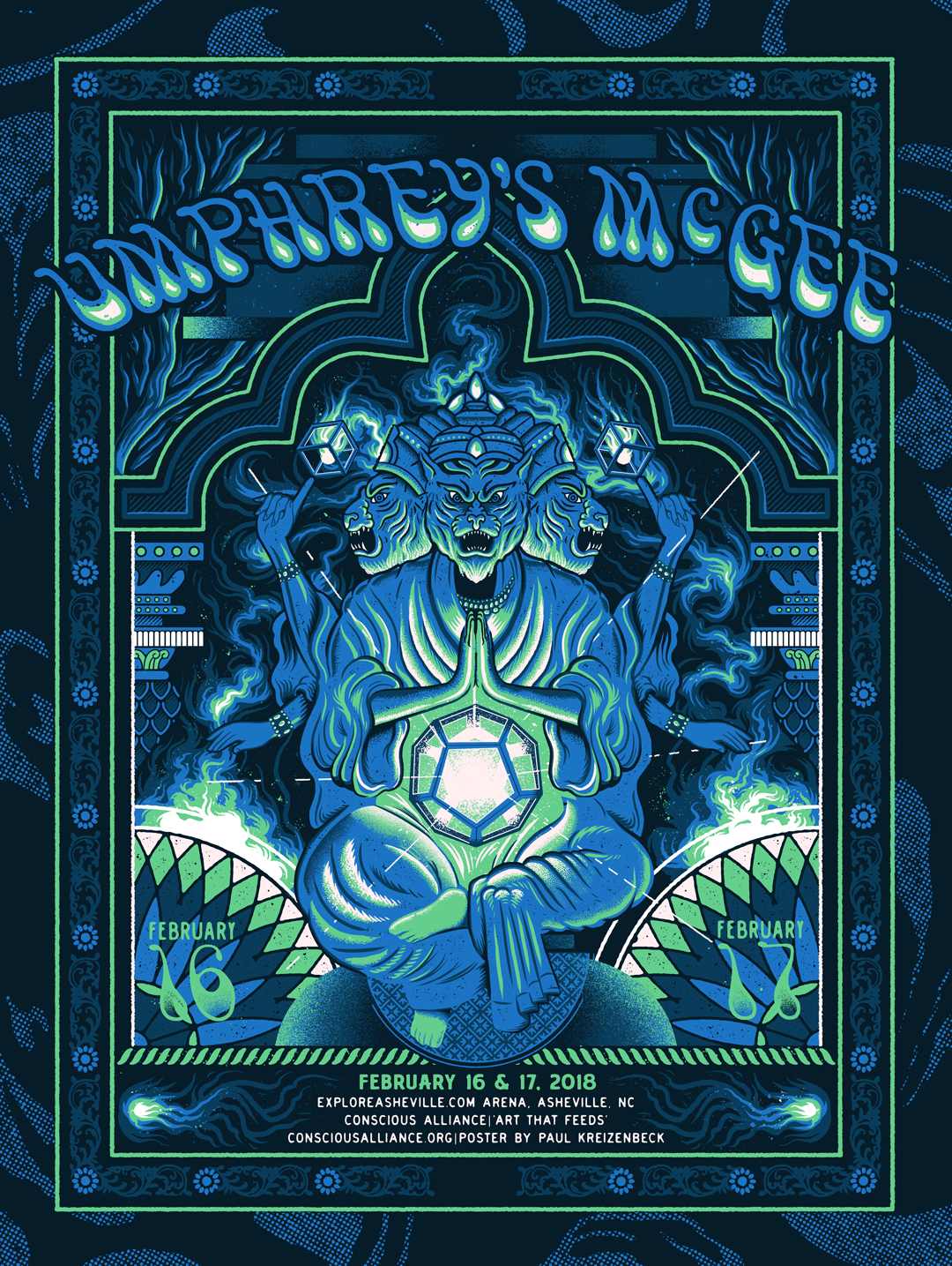 Umphrey's McGee Asheville - 2018