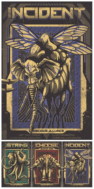 String Cheese Incident Summer Tour - 2012 (3 Panel)