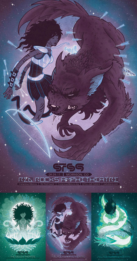 STS9 Red Rocks Amphitheatre - 2011 (2 Panel)
