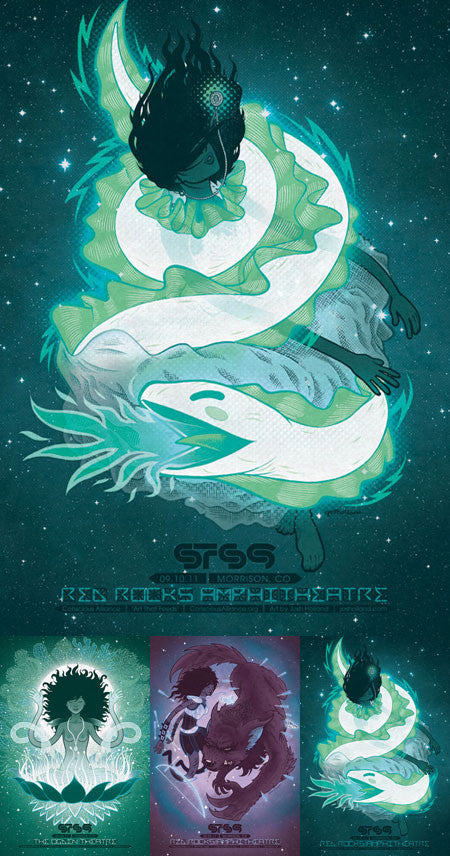 STS9 Red Rocks Amphitheatre - 2011 (3 Panel)
