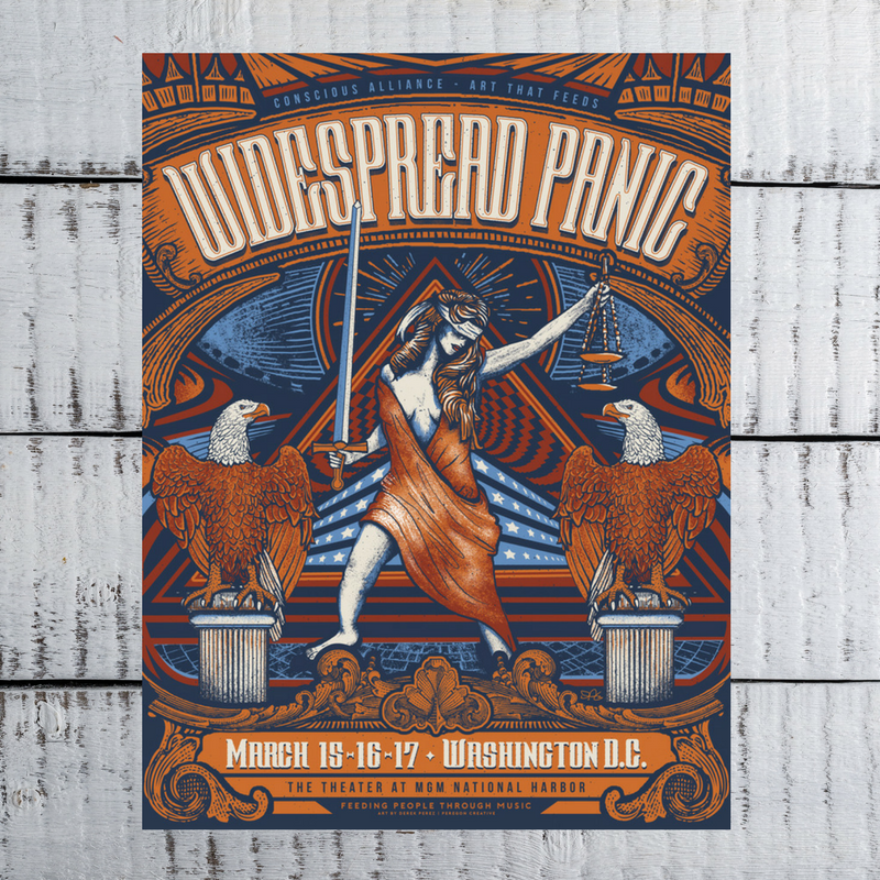 Widespread Panic Washington D.C. Poster Now Available