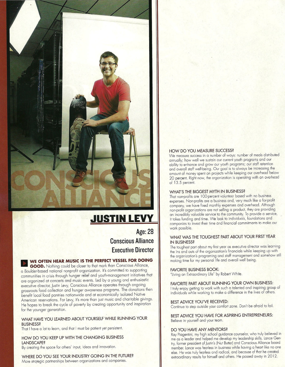 Rooster Magazine: Colorado's Young Entrepreneurs Feature