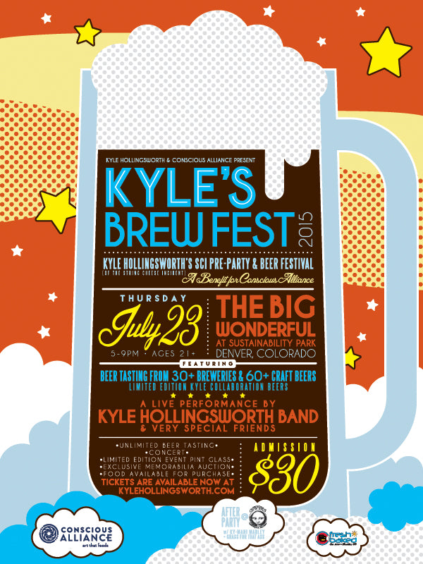 Kyle's Brew Fest Official String Cheese Incident Pre-Party & Beer Festival