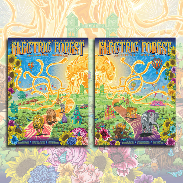 Electric Forest Canvas Collection