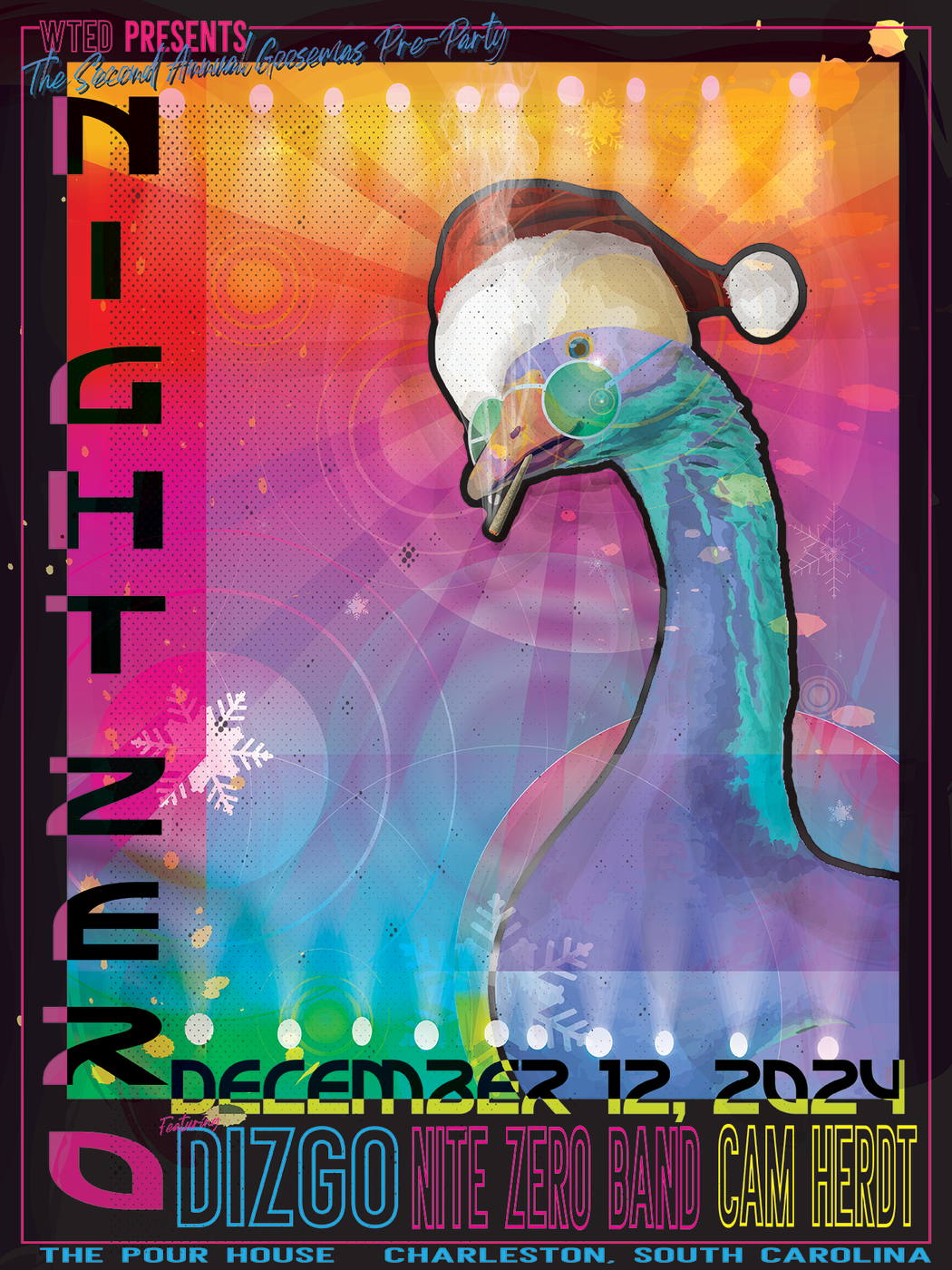 Goosemas Night Zero 2024 Event Poster