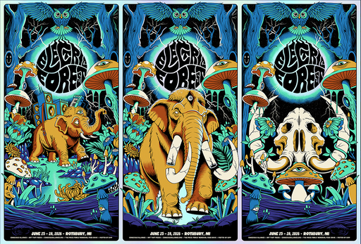 Electric Forest - Rothbury 2026 (3 Panel Set)