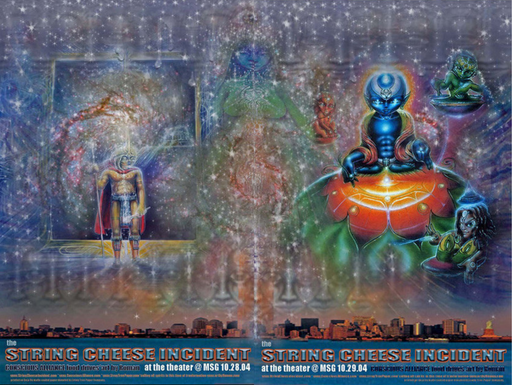 String Cheese Incident New York City -2004 (2 Panel)