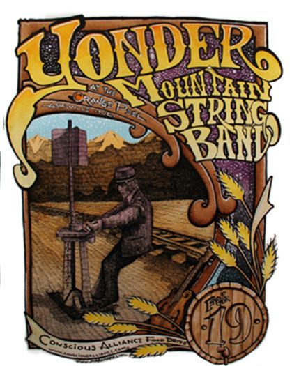 Yonder Mountain String Band Asheville - 2006 (2 Panel)