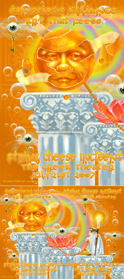 String Cheese Incident Berkeley - 2007 (2 Panel)