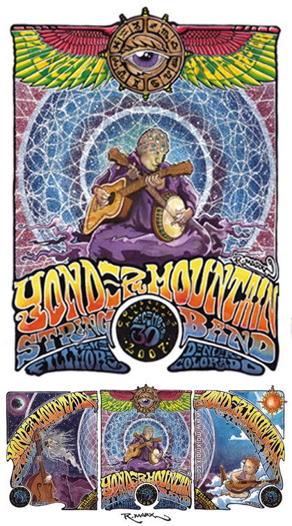 Yonder Mountain String Band Denver - 2007 (3 Panel)