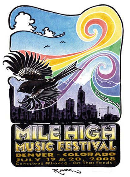 Mile High Festival Promo Poster - 2008