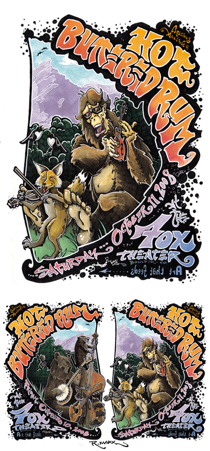 Hot Buttered Rum Boulder - 2008 (2 Panel)