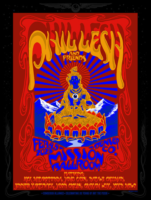Gary Houston Phil Lesh And Friends Poster