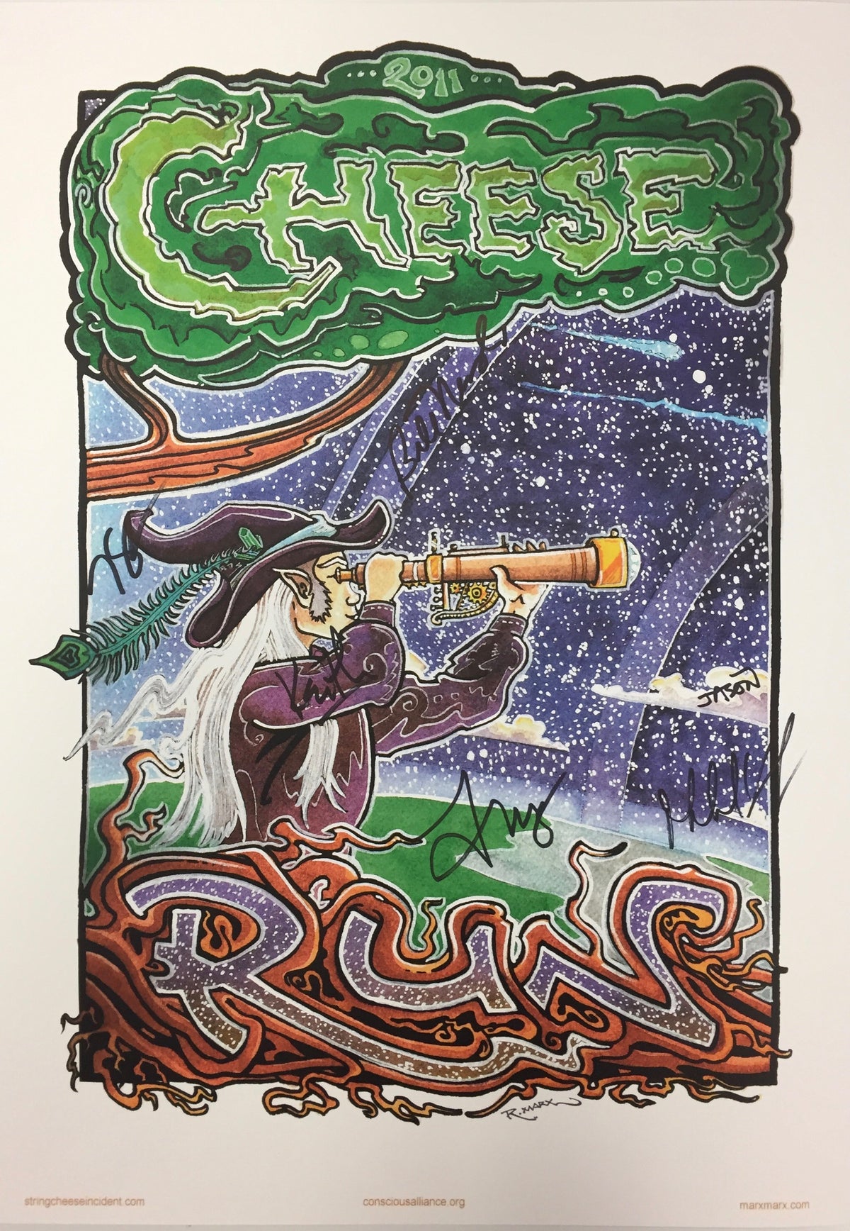 String Cheese Incident Roots Run Deep - 2011 (3 Panels