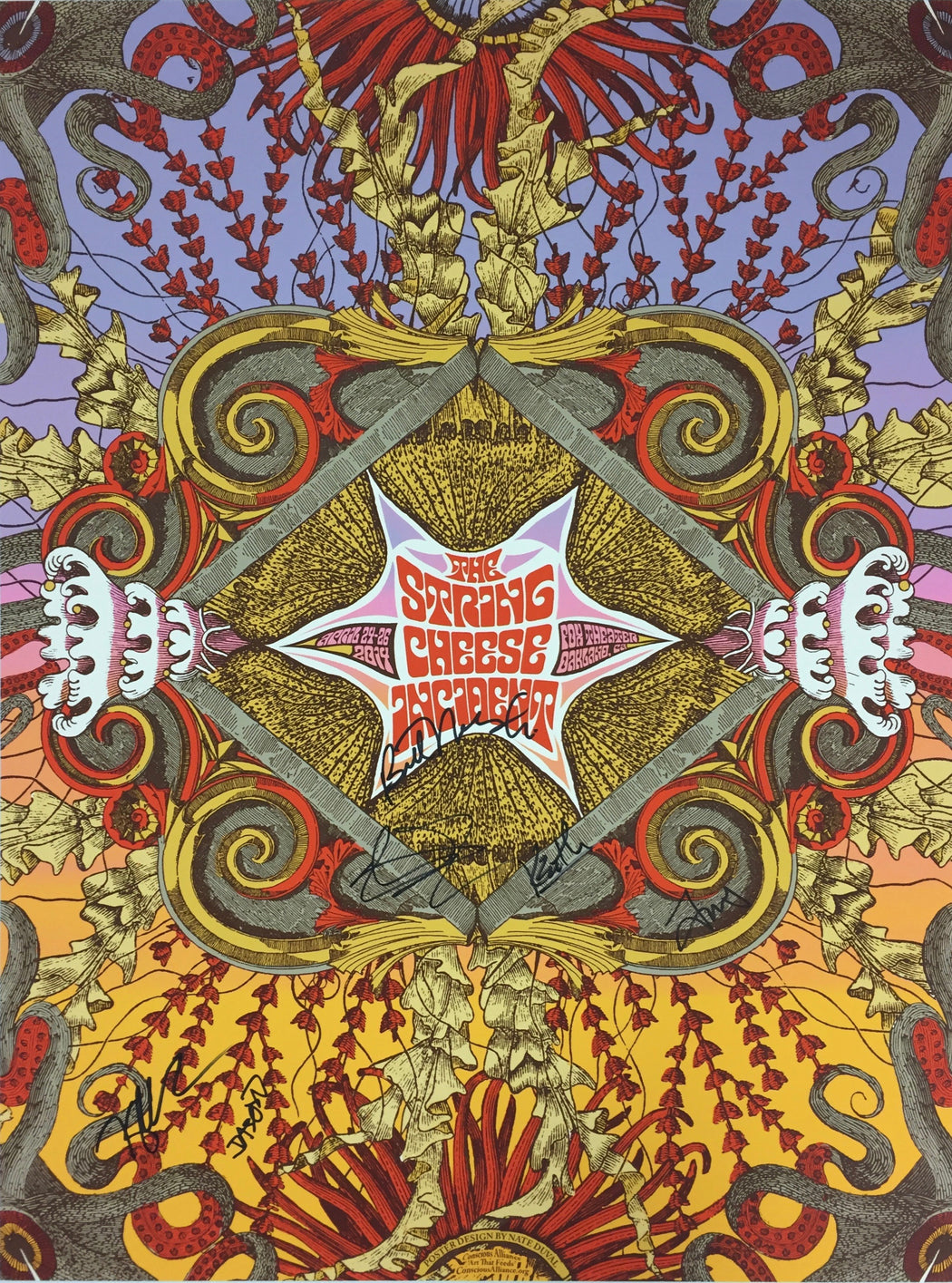 String Cheese Incident Oakland - 2014 (3 Panel)