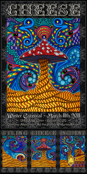 String Cheese Incident Winter Carnival - 2011 (3 Panel)