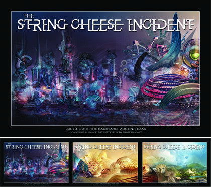 String Cheese Incident Austin - 2013 (3 Panel)