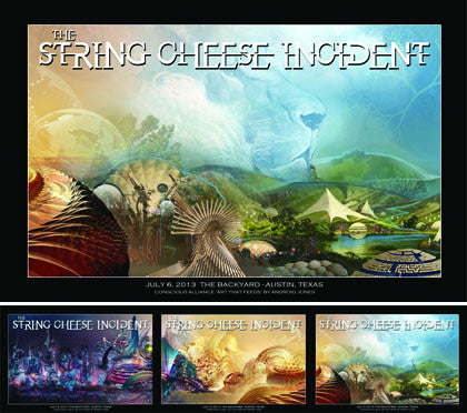 String Cheese Incident Austin - 2013 (3 Panel)
