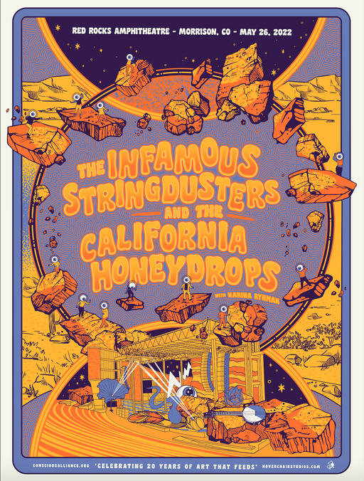 The Infamous Stringdusters & The California Honeydrops Morrison - 2022