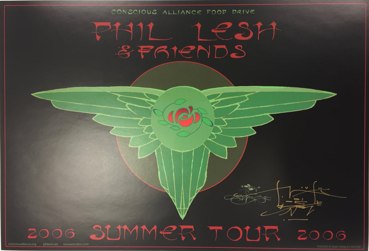 Phil Lesh & Friends - Summer Tour SIGNED POSTER 2006