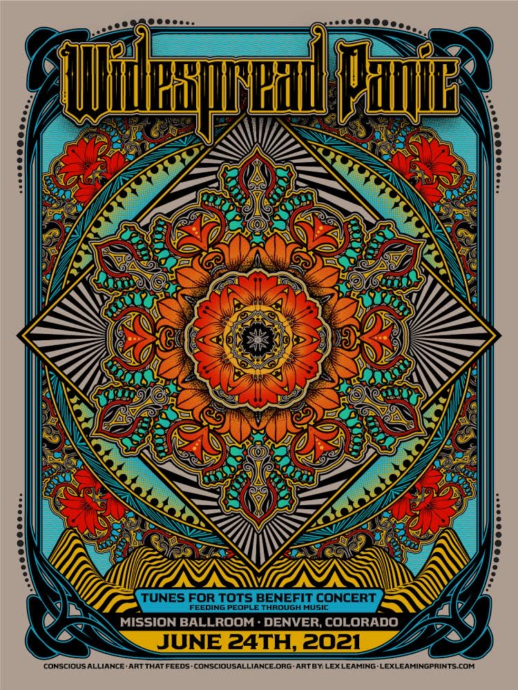 Widespread Panic Denver 2021 — Conscious Alliance